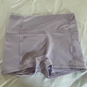 Fabletics Lavender Biker Shorts